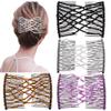 Ruihfas 4Pcs Magic Beading Hair Comb Double Clips Easy Stretch Combs Hair Styling Accessories for Women Girls Hair Beauty view 1
