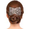 Ruihfas 4Pcs Magic Beading Hair Comb Double Clips Easy Stretch Combs Hair Styling Accessories for Women Girls Hair Beauty view 3