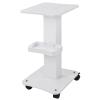 Beauty Trolley Cart with Wheels, 3 Tier Aluminum Beauty Rolling Cart, Hair Salon, Spa Salon, Vacuum Therapy Machine Trolley, Load 135lbs, 26.7 x 13.8 x 15 inch view 1