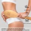 ICANdOIT-Long Handle Stiff Dry and Shower Brush+Medium Strength Boar Bristle Dry Body Brush view 3