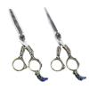 Professional Hair Cutting Shears, 6 Inch Japanese Stainless Steel 440C Salon Hairdresser Haircut Barber Scissors Accessory Peacock Hair Scissors Set (Color : With bags) view 2