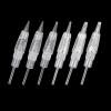 30pcs Tattoo Needle Screw Tattoo Cartridge Needle for Microblading Permanent Makeup Eyebrow Lips Tattoo Machine 1R 3R 5R 7R 3F 5F 7F,7f view 1