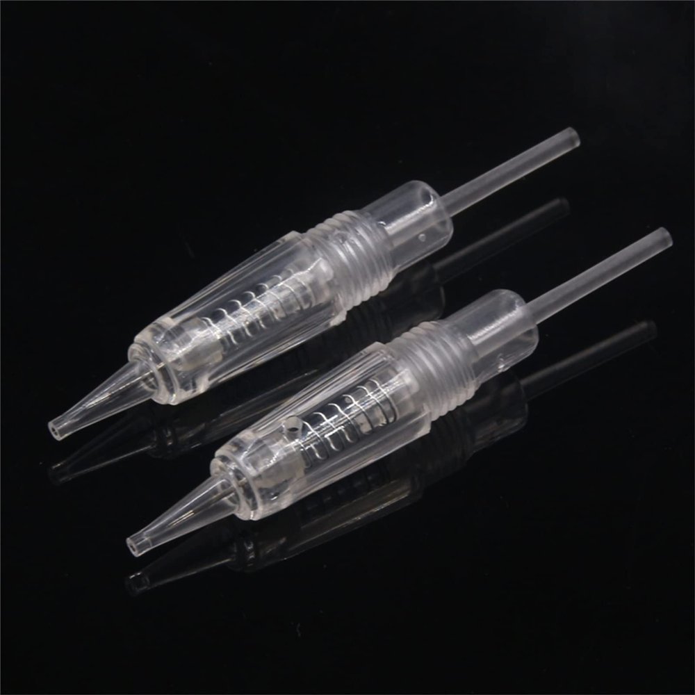 100pcs Profesional Tattoo Cartridge Tattoo Needle for Permanent Makeup Machine Pen Screw Micro Needle Nano Cartridge Needles MYM MTS 1R/3R 5R/7R/3F/5F/7F,5r
