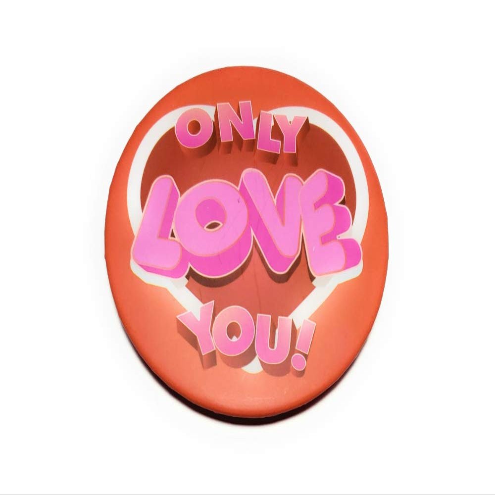 3" Love Theme Folding Makeup Round Compact Mirror