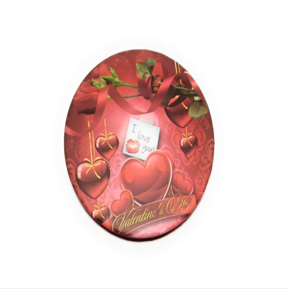 3" Love Theme Folding Makeup Round Compact Mirror