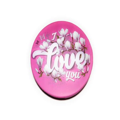 3" Love Theme Folding Makeup Round Compact Mirror