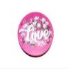 3" Love Theme Folding Makeup Round Compact Mirror view 1