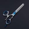 Swivel Thumb Hair Cutting Shears, 5.5 Inch Professional Salon Japanese Stainless Steel 9CR Barber Hair Cutting Scissors Swivel Shears Set (Color : Set) view 4