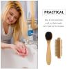 Healifty 6pcs Wooden Nail Brush Dual-sided Hand Cleaning Tool Natural Bristles for Nail and Finger Lightweight and Portable for Travel Use view 2