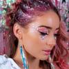 Yeweian Pink Body Face Glitter Gel, Liquid Holographic Chunky Glitter Singer Concerts Music Festival Rave Accessories, Mermaid Lip Eye Nails Hair Body Glitter Makeup, 50g view 2