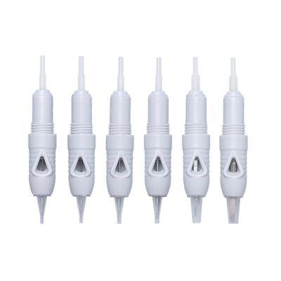 Tattoo Needles Tattoo Cartridge 100pcs Microblading Eyebrow Lip Face Permanent Makeup Screw Micro Needle Tattoo Machine Needle 1P 3P 5P 7P 3F 5F 7F,3p,30pcs