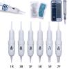 Tattoo Needles Tattoo Cartridge 100pcs Microblading Eyebrow Lip Face Permanent Makeup Screw Micro Needle Tattoo Machine Needle 1P 3P 5P 7P 3F 5F 7F,3p,30pcs view 4