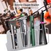 CestoMen Electric Clipper Storage Rack.4PCS Barber Clipper Holder,Barber Station Electric Hair Trimmer Display Rack Storage Organizer,Stainless Steel Frosting(Matte Silver) view 2