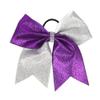Girls Cheer Bow Ponytail Holder Big Hair Bow Tie with Glitter Sequins Bowknot JB80 (2 Pcs-Set B2) view 3