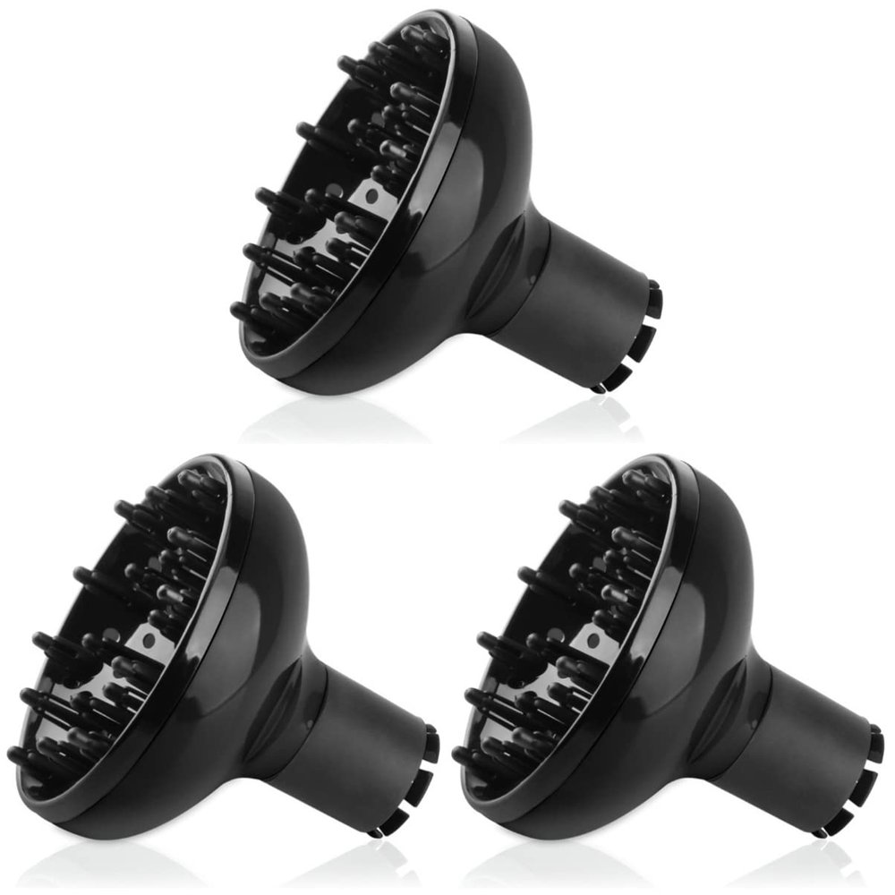 minkissy 3pcs Professional Hair Dryer Diffuser Tool Large Hair Diffuser for Blow Dryer 360 Airflow Home Salon Use