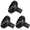 minkissy 3pcs Professional Hair Dryer Diffuser Tool Large Hair Diffuser for Blow Dryer 360 Airflow Home Salon Use view 1