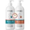 Edenika Botanicals Argan Oil Shampoo and Conditioner Set with Biotin, Repairs Dry & Damaged Hair, Deeply Hydrating & Nourishing, Women & Men, Sulfate-Free, Organic, 16 fl oz Each view 1