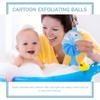 FOMIYES Lightweight Portable Bath Ball Cartoon Shower Gel Balls Exfoliating Tools Soft Exfoliating Bath Sponge for Kids view 3