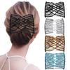 Ruihfas 4Pcs Magic Women Girls Easy Stretch Hair Combs Beaded Stretching Double Combs Hair Styling Clips in Seconds view 1