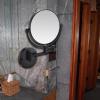 HUHJYUGE Double Sided Makeup Mirror Wall Mounted with 3X/5X/7X/10X Magnification, Bathroom Mirror 360 Degree Rotation, Extend Retractable Shaving Mirrors for Vanity (Black 10X) view 2