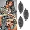 ADIASAI 3 Packs Grey Springy Afro Twist Hair with Crochet Hook, 16 Inch Pre-Separated Marley Crochet Braiding Hair for Distressed Soft Locs, Synthetic Hair Extension for Black Women view 1