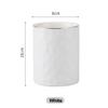 Hoshen Nordic Modern Ceramic Pen Holder Creative Desk Surface Storage Bucket Simple Eyeliner Eyebrow Pencil Makeup Brush Beauty Pencil Holder, White view 2