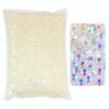 Blinginbox 50000pcs Flatback Rhinestones,Resin Non Hotfix Rhinestones Large Quantity Wholesale for Crafts DIY Creative Design,Clothes,Makeup,Nail Art (3mm=0.12",Transparent Clear AB) view 1