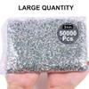 Blinginbox 50000pcs Flatback Rhinestones,Resin Non Hotfix Rhinestones Large Quantity Wholesale for Crafts DIY Creative Design,Clothes,Makeup,Nail Art (3mm=0.12",Crystal AB) view 4