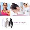 minkissy 3pcs Scrunchies Elastic Hair Ties for Girls Elegant Ponytail Holders for Occasions view 2