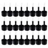 minkissy 200pcs Useblack Replacement Dip Brush, Art Lipstick Dipping Home Polish White Black Lip Wands Nail Head Brush Applicator for Salon Disposable Diy view 1