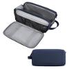 BAGSMART Toiletry Bag for Men, Travel Toiletry Organizer Dopp Kit Water-resistant Shaving Bag for Toiletries Accessories, Door Room Essentials,Navy Blue-large view 1