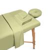 Hightree Microfiber Massage Table Sheet Set Includes Flat Sheet, Fitted Sheet and Fitted Face Rest Cover Silky, Wrinkle Resistant, Quick Drying (Sage) view 1