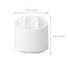 FOMIYES Bathroom Storage Container Rotating Makeup Brush Box Sturdy Storage Bucket Vanity Tray Decorative Organizing Box view 2