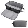 BAGSMART Toiletry Bag for Men, Travel Toiletry Organizer Dopp Kit Water-resistant Shaving Bag for Toiletries Accessories, Door Room Essentials,Grey-large view 1