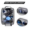 BAGSMART Toiletry Bag for Men, Travel Toiletry Organizer Dopp Kit Water-resistant Shaving Bag for Toiletries Accessories, Door Room Essentials,Grey-large view 3