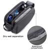 BAGSMART Toiletry Bag for Men, Travel Toiletry Organizer Dopp Kit Water-resistant Shaving Bag for Toiletries Accessories, Door Room Essentials,Grey-large view 4