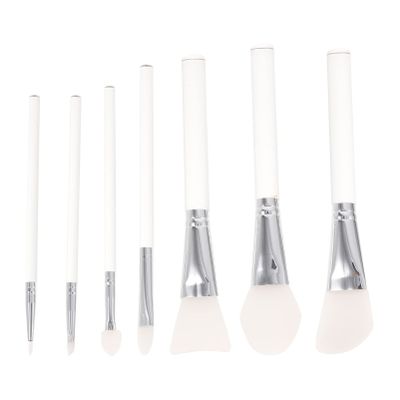 FOMIYES 7pcs Makeup Brush Acrylic Handles for Foundation Face Masks Skincare Convenient and Non-absorbent Opp Bag