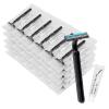 Disposable Razors in Bulk, Bulk Razors with Knife Cap, Black, Individually Packaged Disposable Razors Bulk with Shaving Cream for Hotels, Nursing Homes, Shelters, Homeless, Charities (pack-50) view 1
