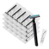 Disposable Razors in Bulk, Bulk Razors with Knife Cap, Black, Individually Packaged Disposable Razors Bulk with Shaving Cream for Hotels, Nursing Homes, Shelters, Homeless, Charities (pack-30) view 1