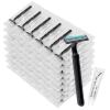 Disposable Razors in Bulk, Bulk Razors with Knife Cap, Black, Individually Packaged Disposable Razors Bulk with Shaving Cream for Hotels, Nursing Homes, Shelters, Homeless, Charities (pack-100) view 1