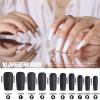 FANDAMEI Press on Nails Medium Square, 12 Packs 288PCS Acrylic Matte Square Fake Nails Full Cover Medium Length, Glue on Nails with 10g Nail Tips Glue, 12 Solid Color False Nails for Nail Art DIY view 2