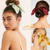 14 PCS Bow Hair Scrunchies Bunny Ears Silk Scrunchies Hair Ties Bobbles Elastic Hair Ties Ropes Ponytail Holder Hair Accessories for Women view 4