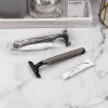 Disposable Razors In Bulk, Bulk Razors With Knife Cap, Gray, Individually Packaged Disposable Razors Bulk With Shaving Cream For Hotels, Homeless, Nursing Homes, Charities (Pack-60) view 4