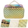 VICASKY Makeup Train Case Multifunctional Travel Pouch Compartments for Organizing Toiletries and Accessories Large Capacity Stylish Design view 4
