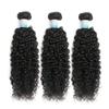 Kinky Curly Human Hair Bundles - Thick Curly Weave, Virgin Hair, Full Head, Natural Black Color, Can Be Dyed - 3 Bundles Total, 300g, 18 Inch view 2