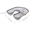 OSALADI Hair Coloring Shoulder Neck Tray Hair Perming Water Tray Lightweight Comfortable Hairdressing Tool view 3
