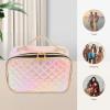 VICASKY Pattern Makeup Holder Multi-functional Travel Storage Bag Double Zipper for Toiletries and Cosmetics Portable Organizer for School and Travel view 4