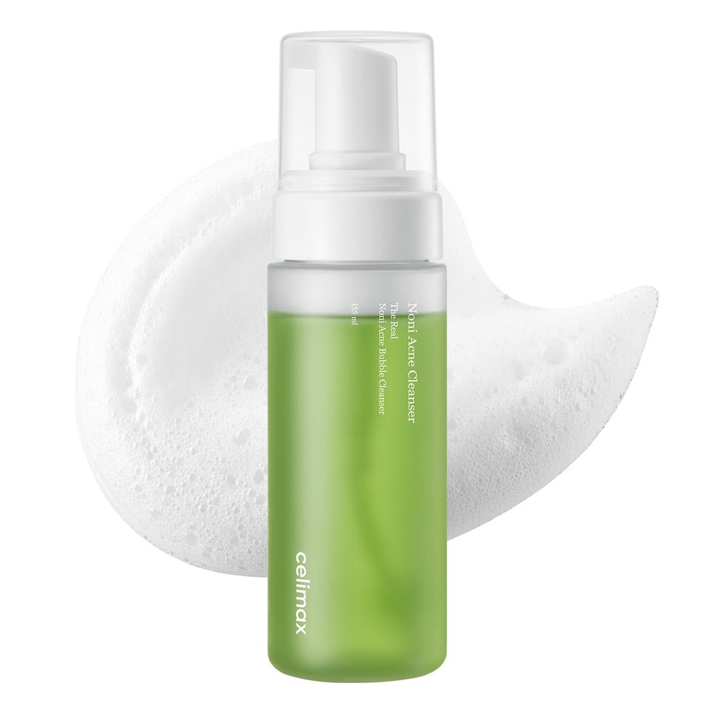 celimax Noni Bubble Cleanser | Mild Formula Face Wash for Sensitive to Oily Dry Combination Skin Calming, Soothing, Exfoliating, 155ml