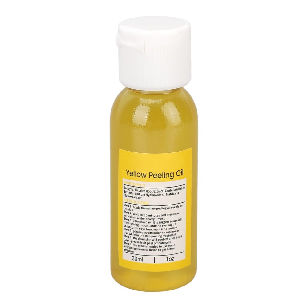 Yellow Peeling Oil for Exfoliating, Whitening, Softening, Callus Removal, Dark Skin, Cutin, Callus Skin
