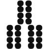 FRCOLOR 12pcs Cosmetic Brush Cleaner Sponge Case for Eye Shadow Makeup Brushes for Women view 1
